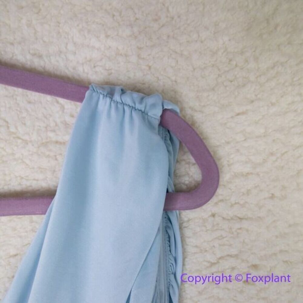 Eloquii Ruched One Shoulder Dress skyride blue ruched asymmetrical midi, size 16 - Picture 8 of 15